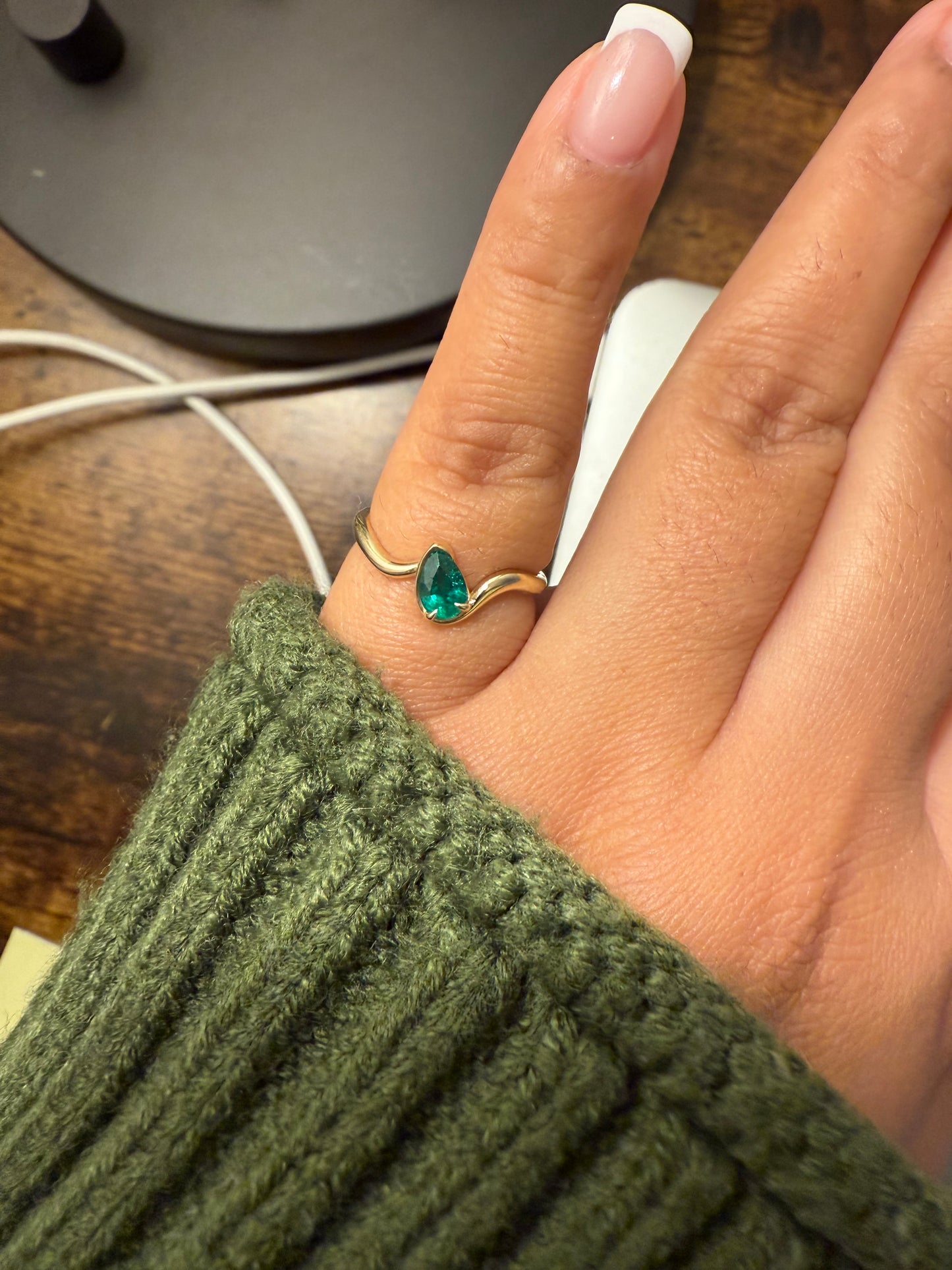 Golden Ivy Ring