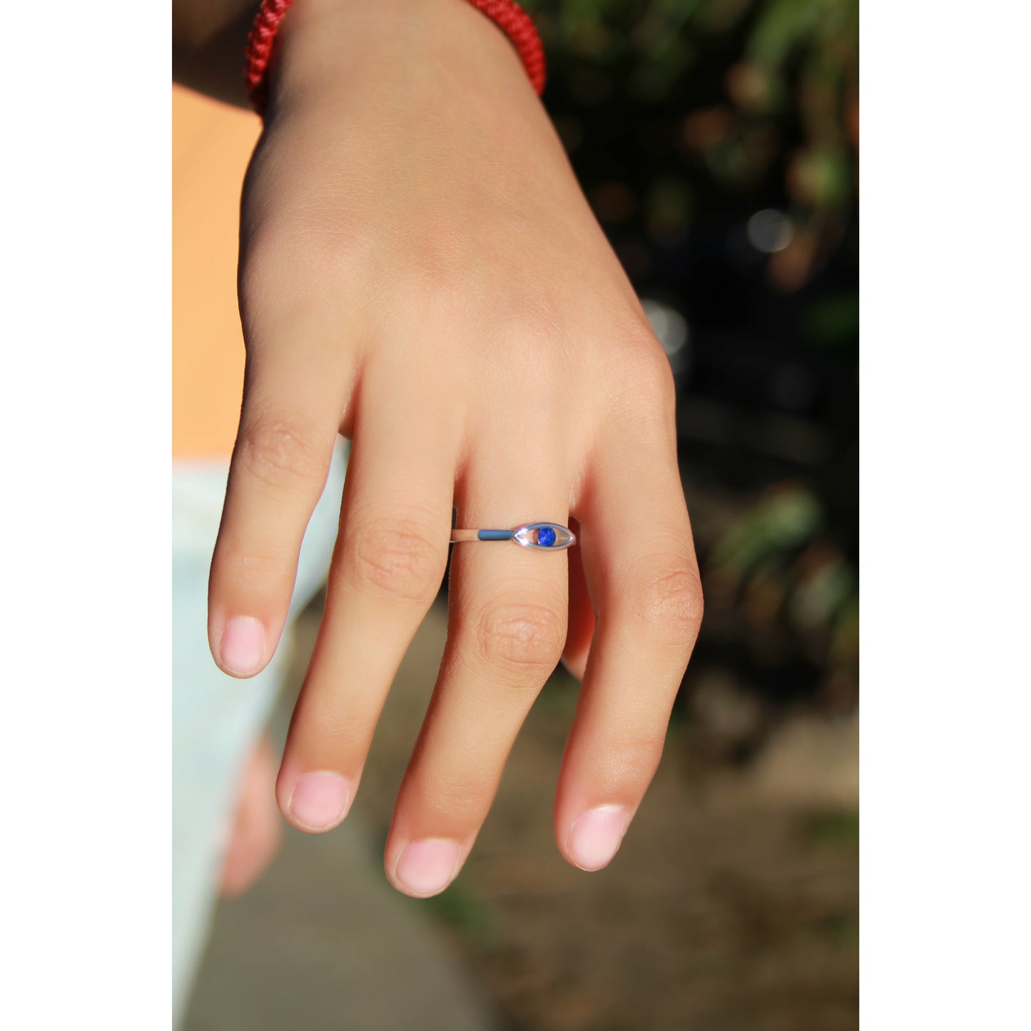 Evil eye ring