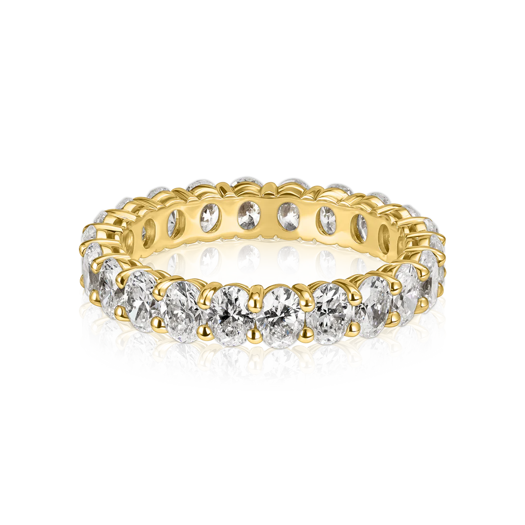 Oval Eternity Diamond Band