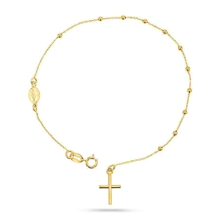 14K Rosary Bracelet