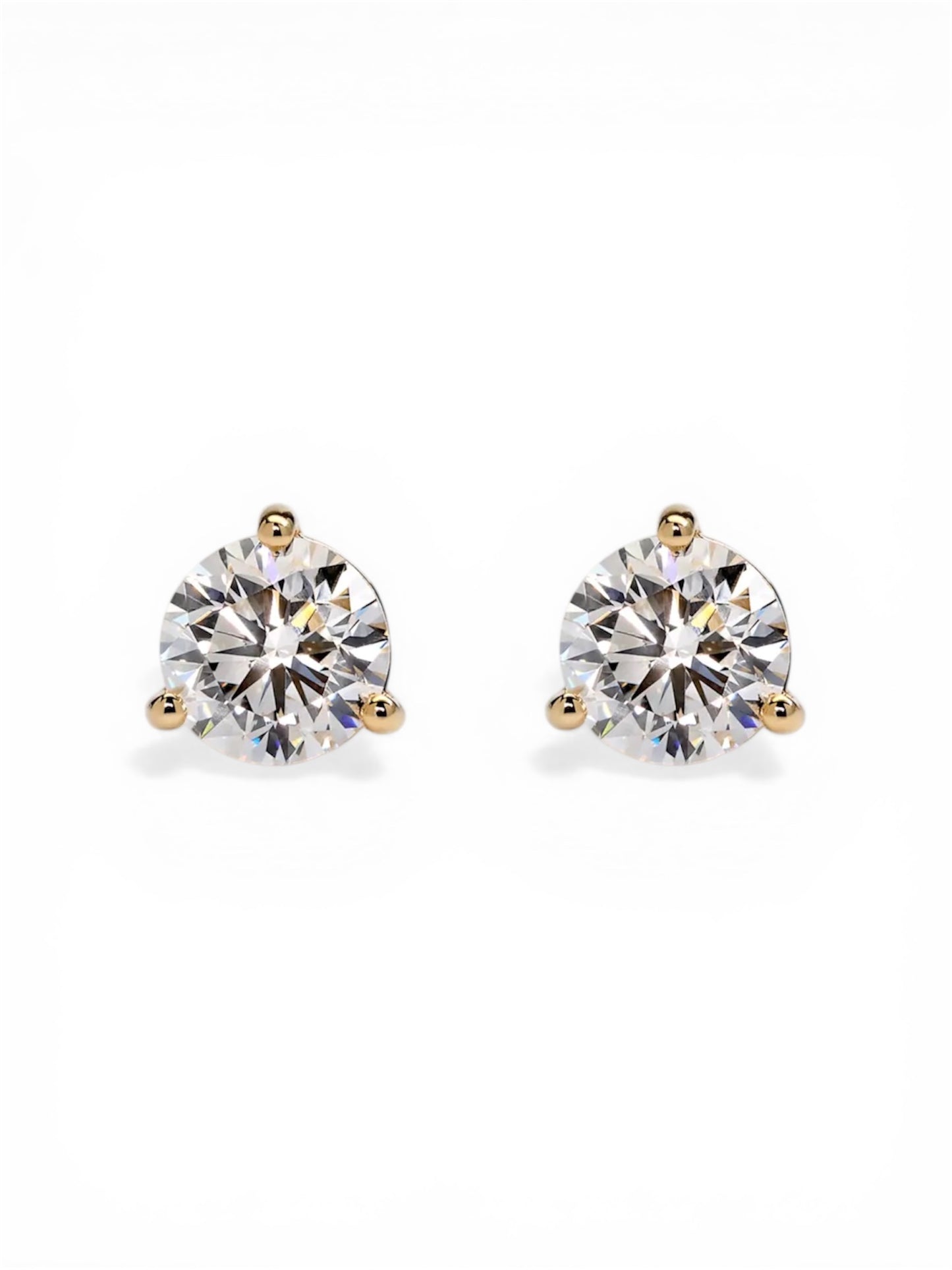 Diamond Martini Studs
