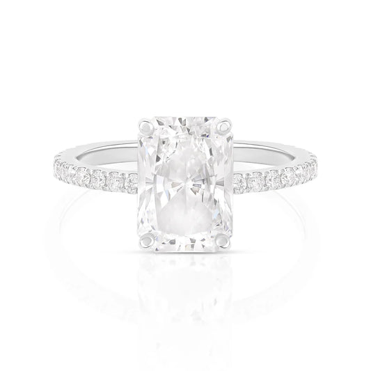 14K Radiant Diamond Ring