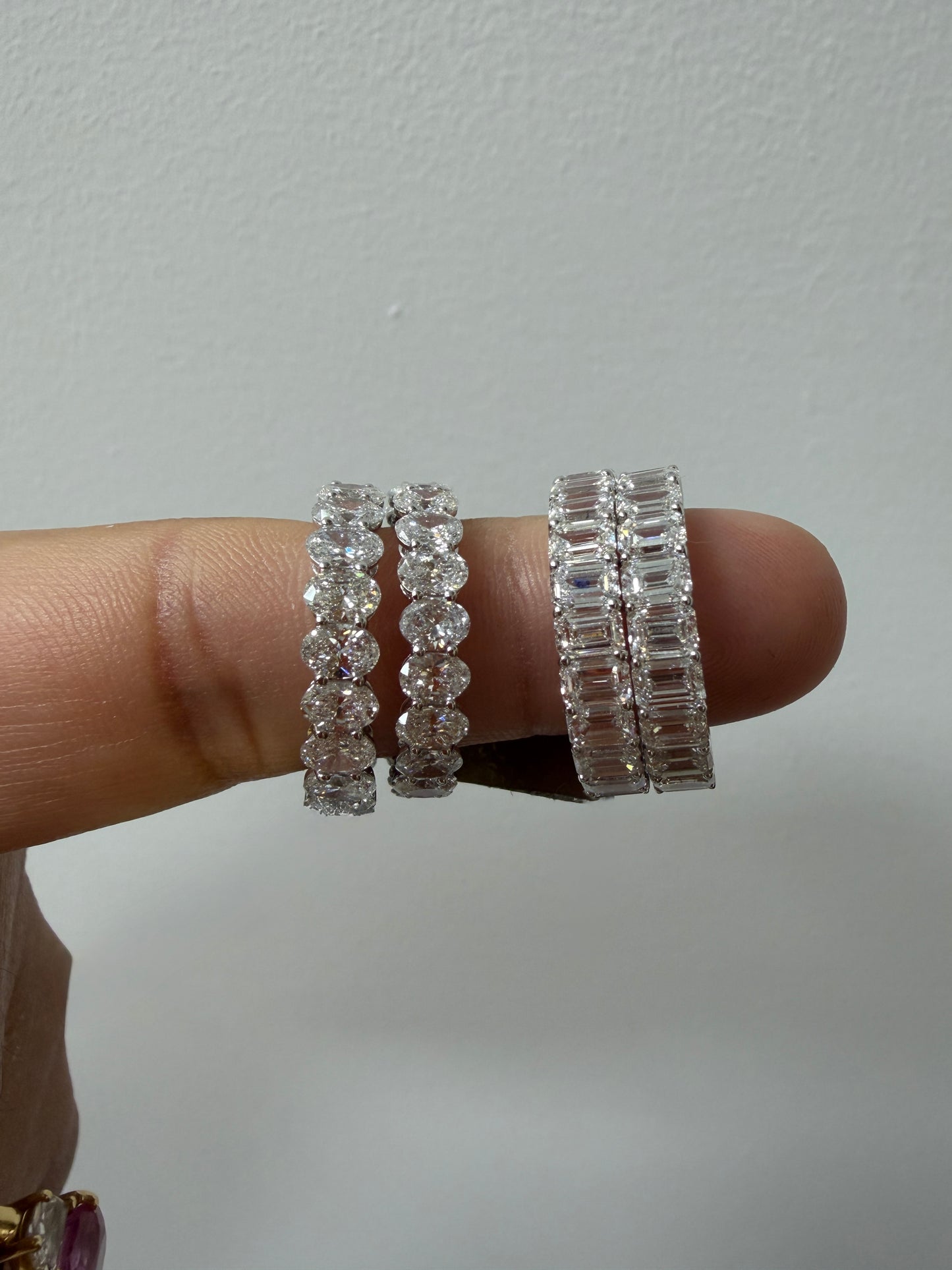 Oval Eternity Diamond Band