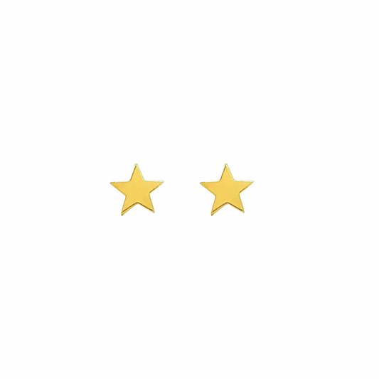 14K Star studs