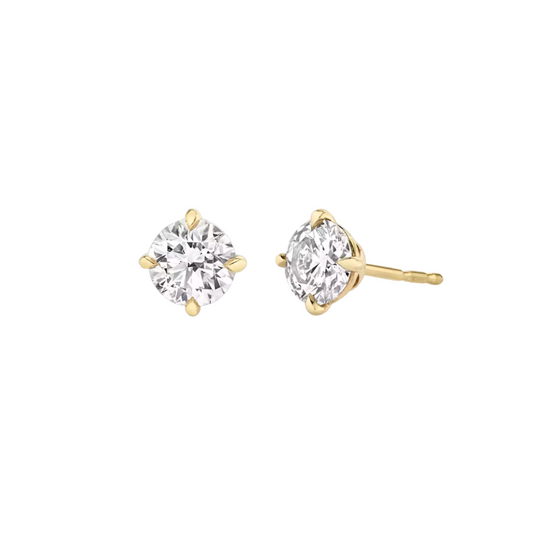 Lab grown Diamond studs