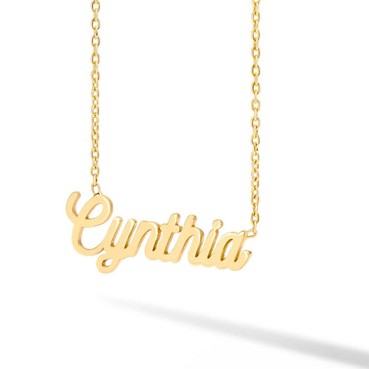 14K Custom Name necklace