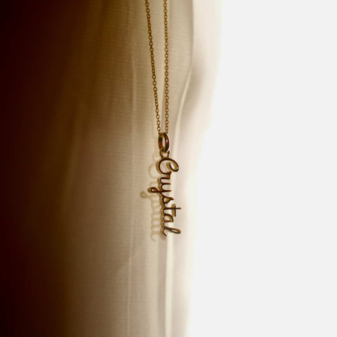 14K Name charm
