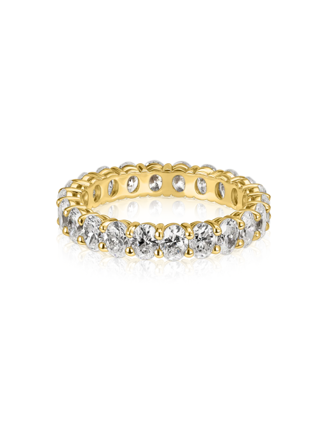 Oval Eternity Diamond Band