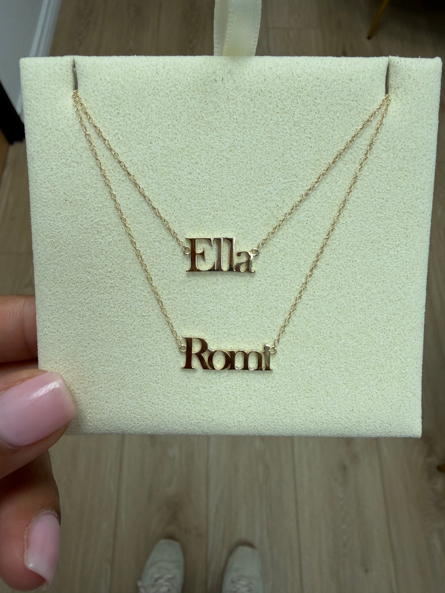 14K Custom Name necklace