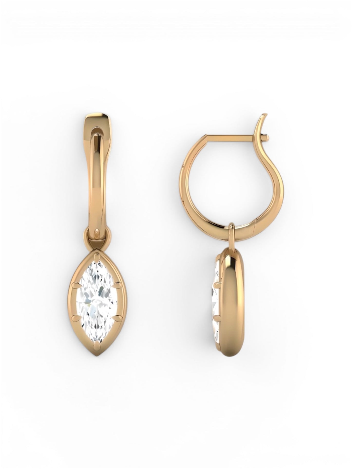 Alexa Diamond Hoops