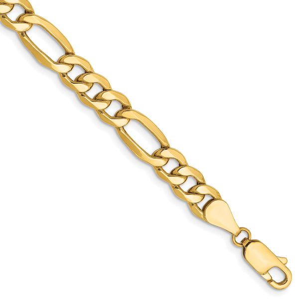 14K Figaro bracelet