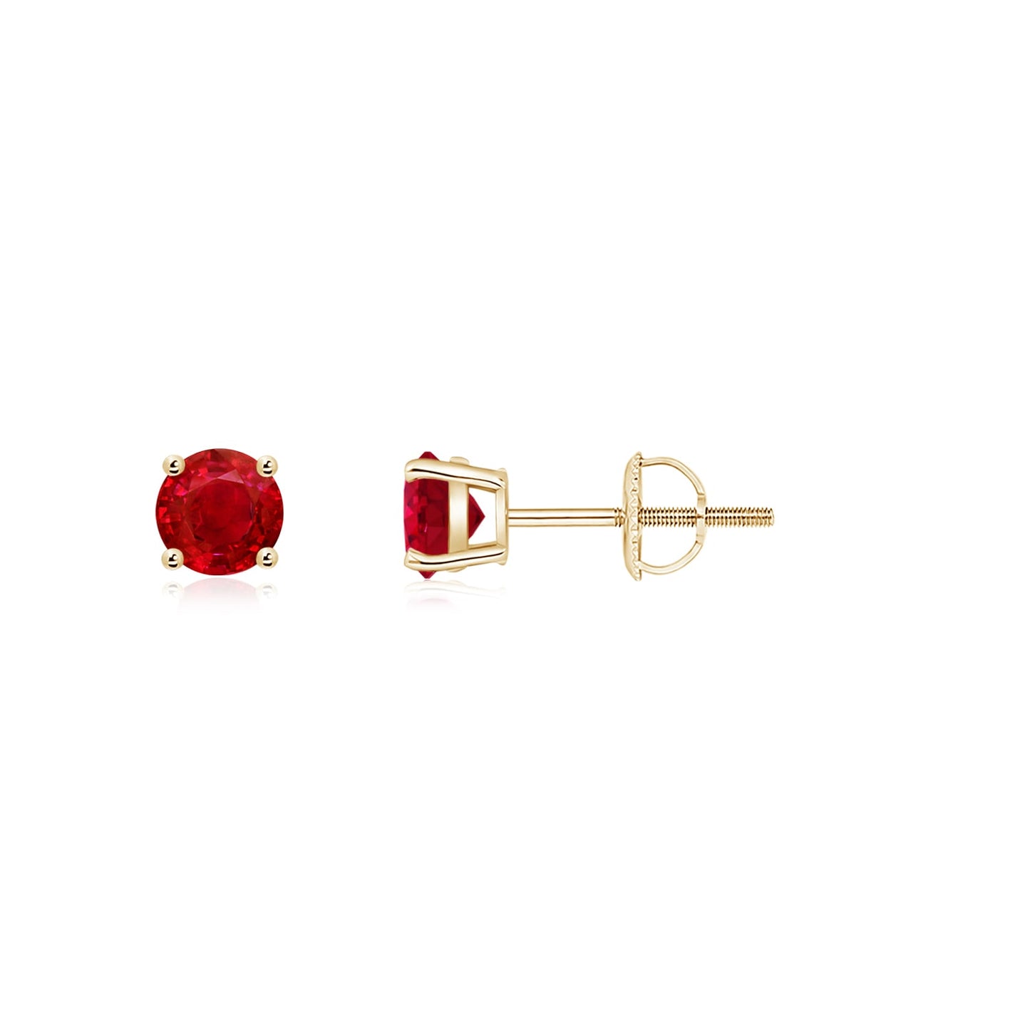 Ruby studs