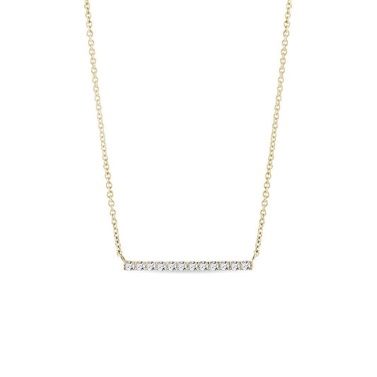 Bar diamond necklace