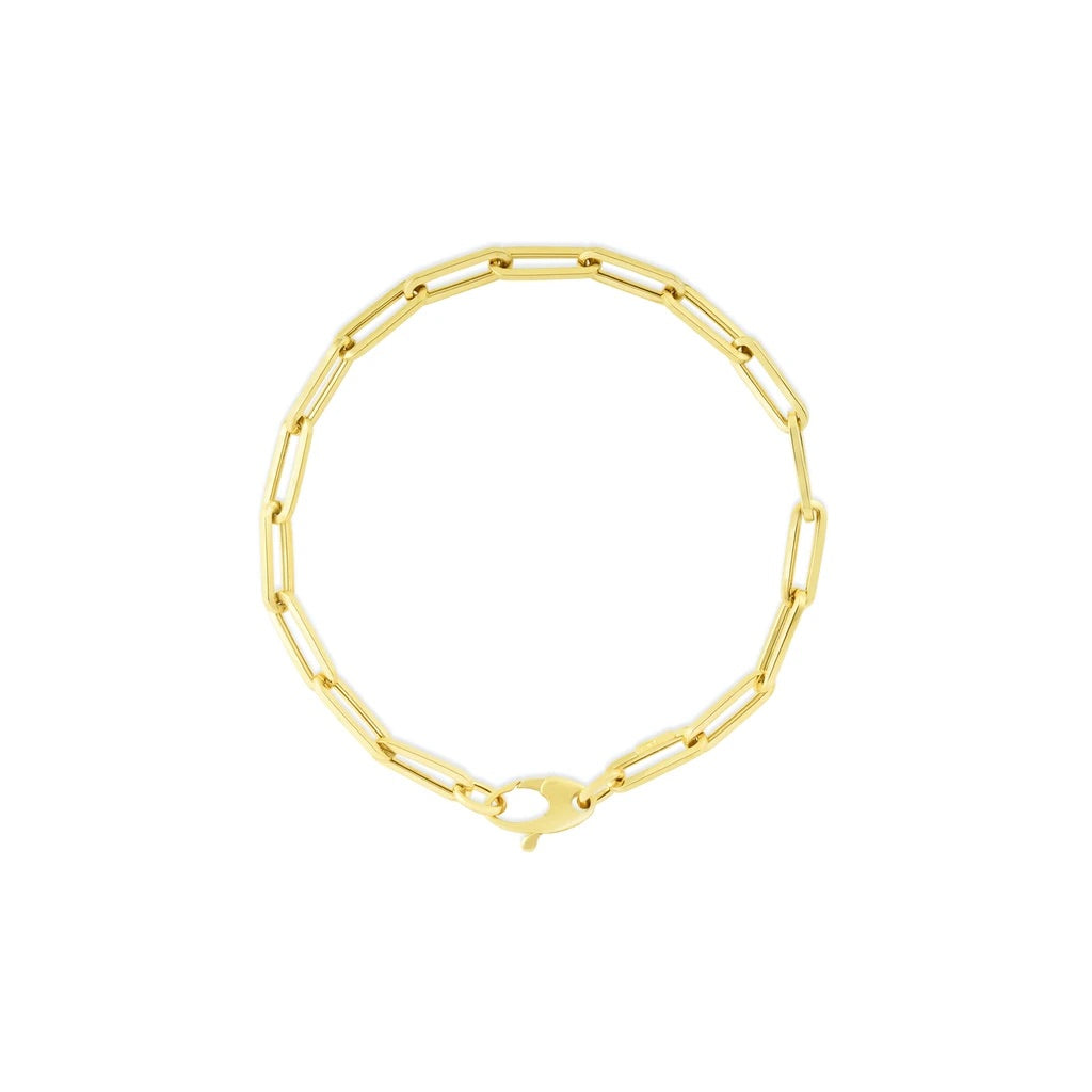 Bold Paper Clip Bracelet