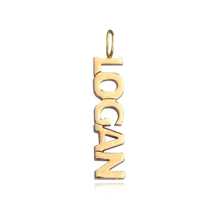 14K Name charm
