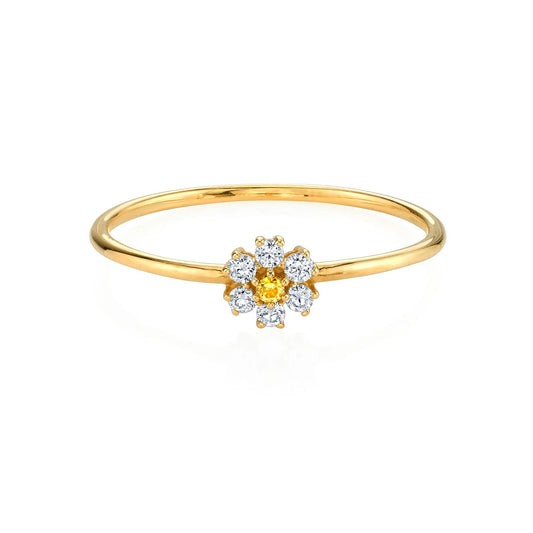 14K Daisy Ring
