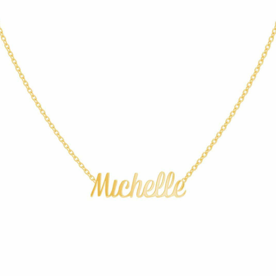 14K Custom Name necklace
