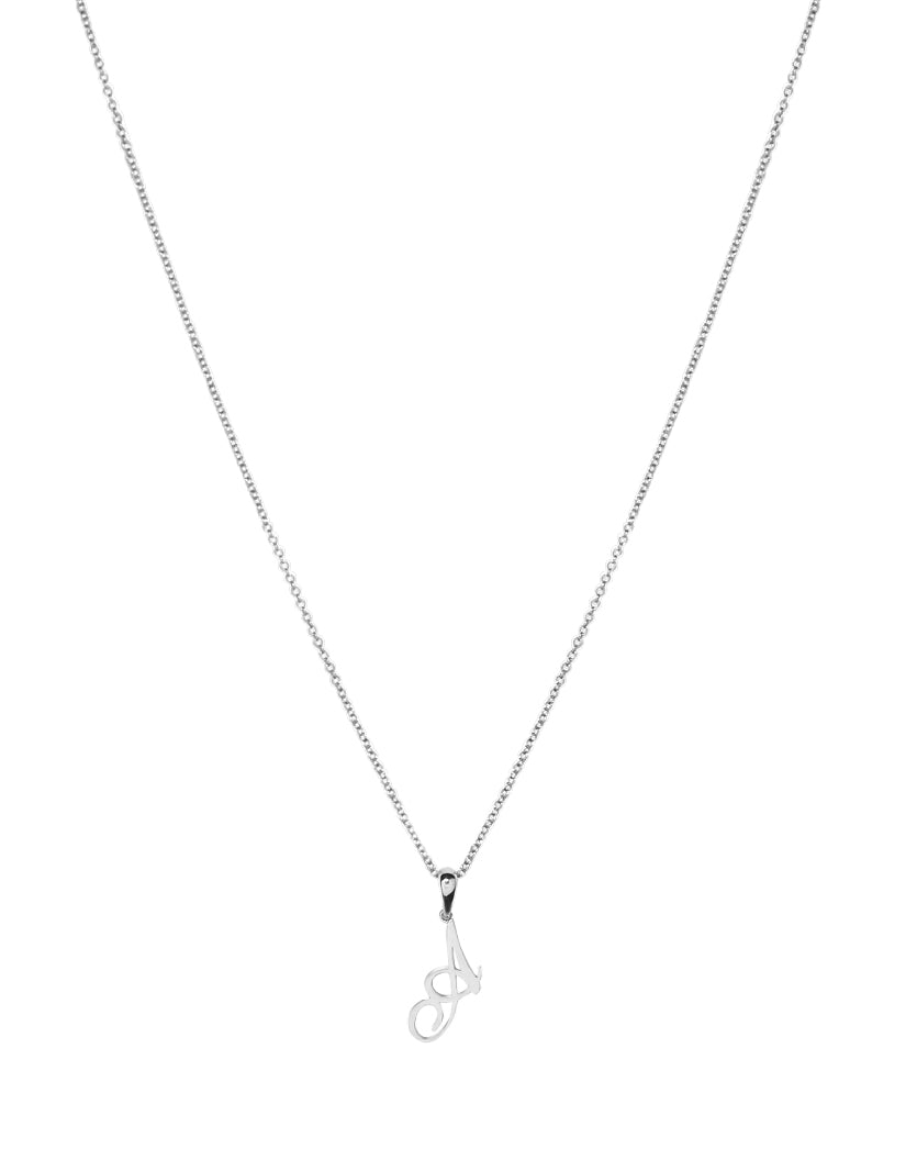 Script letter pendant