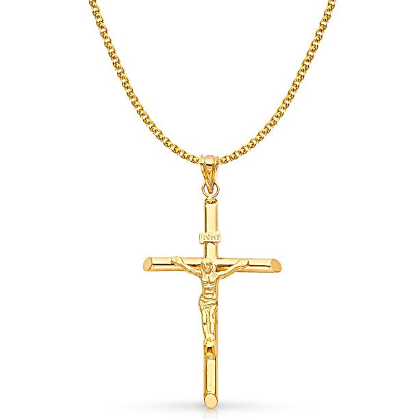 14K gold crucifix