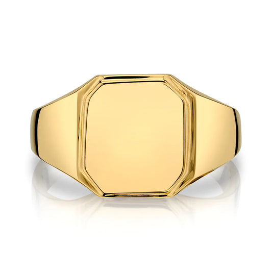 14K Felix signet ring