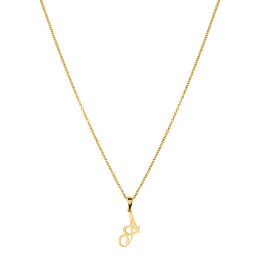Script letter pendant