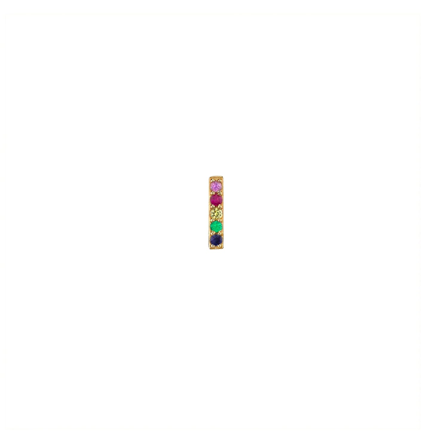 Rainbow line stud