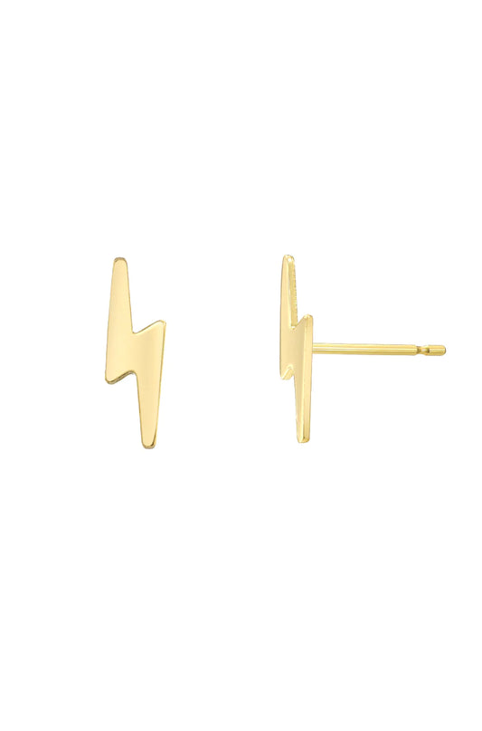 14K bolt earrings