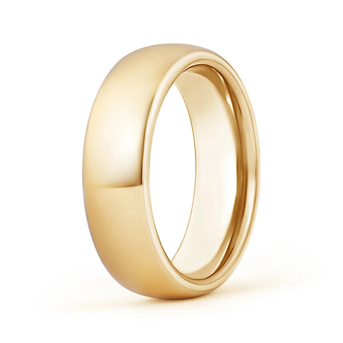 High polished dome band